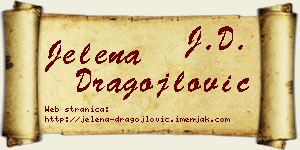 Jelena Dragojlović vizit kartica